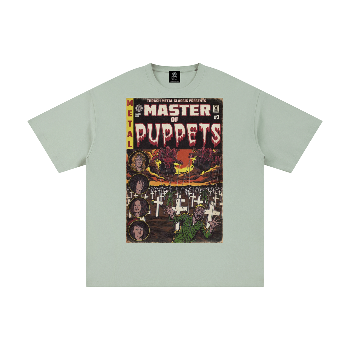 Master of Puppets - Unisex Pure Cotton T-Shirt