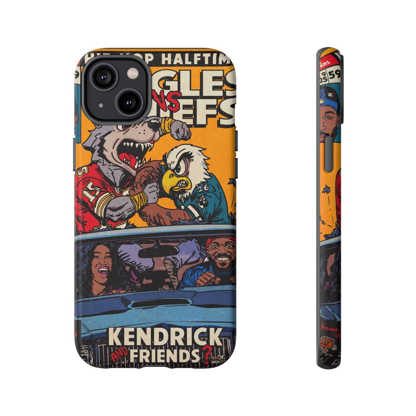 Kendrick & SZA - 2025 Halftime - Eagles vs Chiefs - Tough Phone Cases