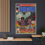 Aquemini - Comic Book Art - Matte Canvas, Framed (Multi-color)
