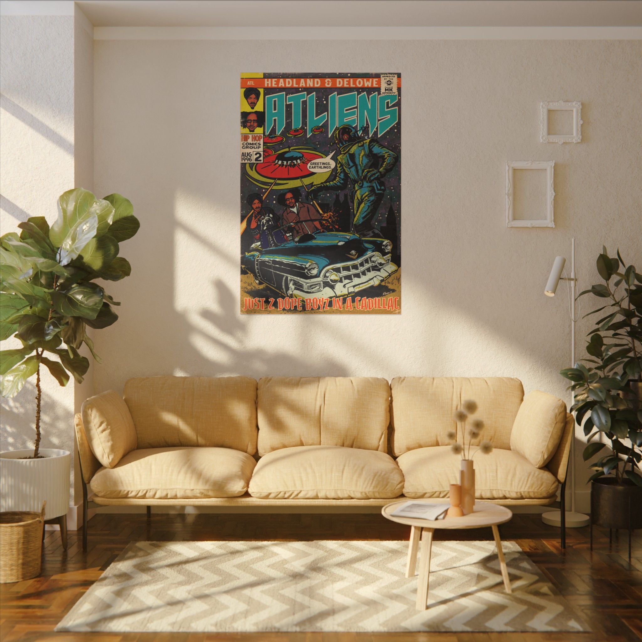 ATLiens - 2 Dope Boyz in a Cadillac - Matte Canvas, Stretched, 0.75" (Multi-Size)