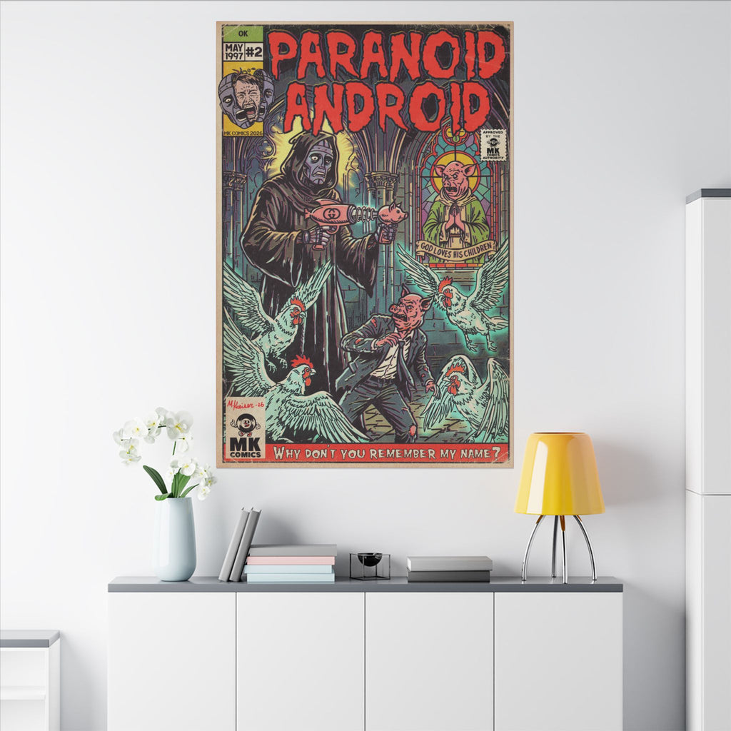 Paranoid Android - Matte Canvas, Stretched, 0.75" (Multi-Size)