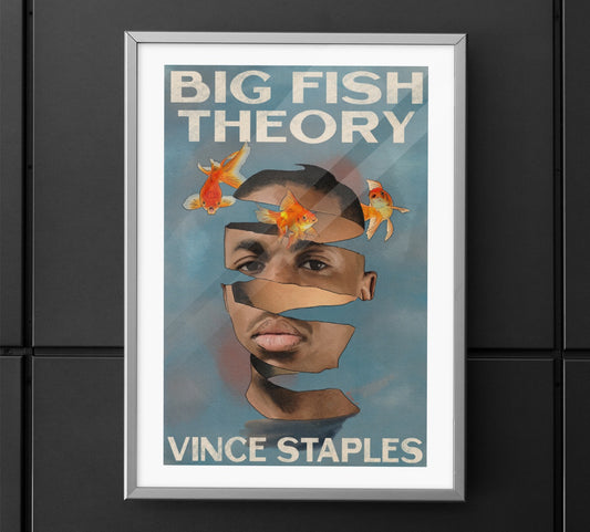 Vince Staples - Big Fish Theory - Surreal- Vertical Matte Poster
