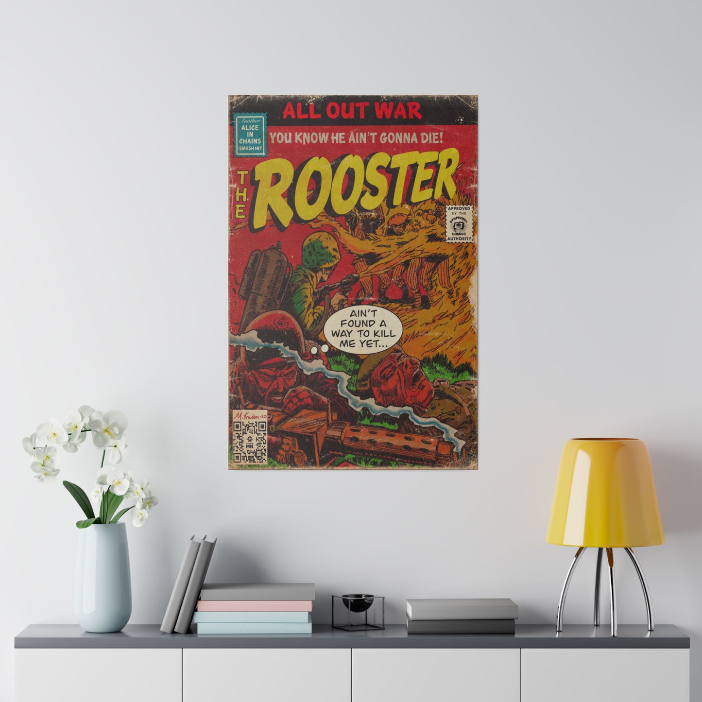 Alice In Chains - Rooster - Matte Canvas, Stretched, 0.75"