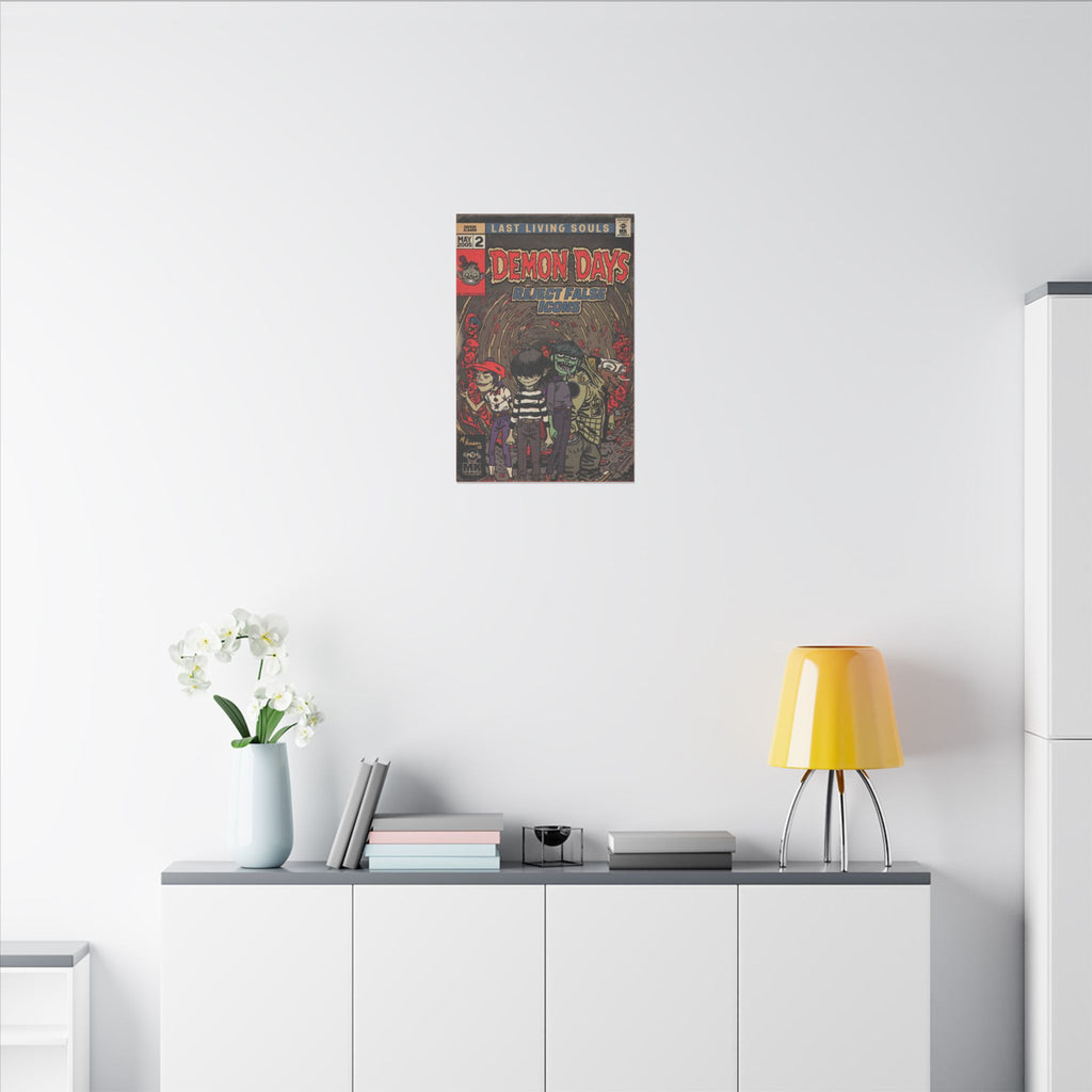 Demon Days - Matte Canvas, Stretched, 0.75" (Multi-Size)