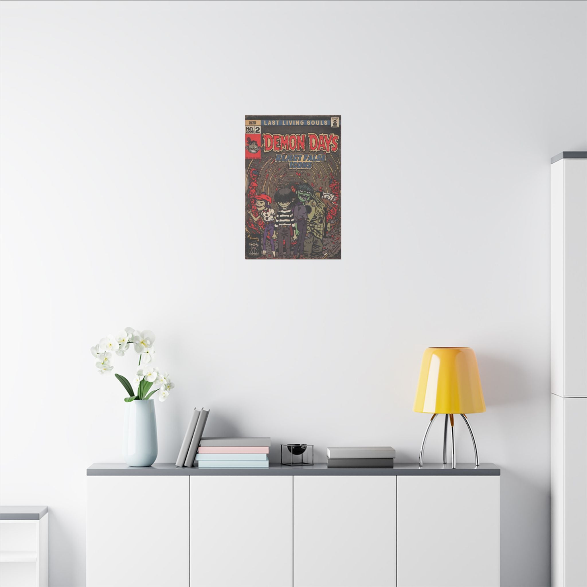Demon Days - Matte Canvas, Stretched, 0.75" (Multi-Size)