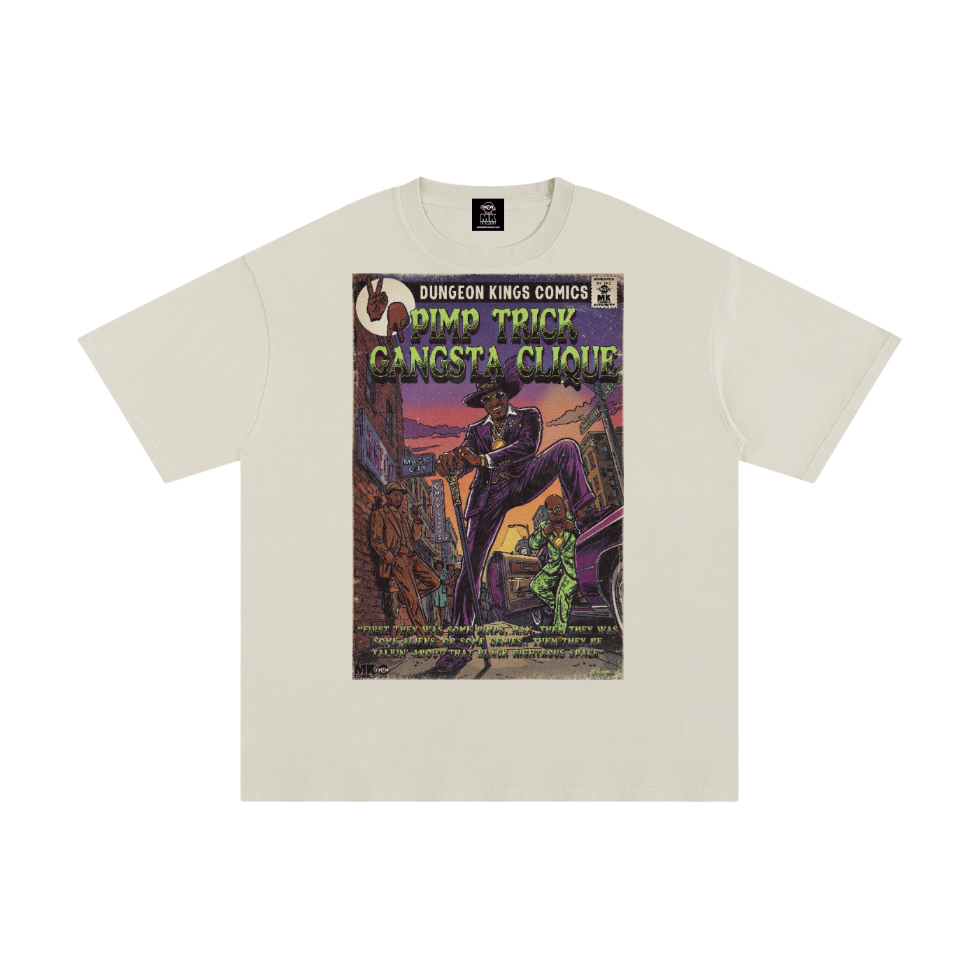 Pimp Trick Gangsta Clique - Unisex Pure Cotton T-Shirt