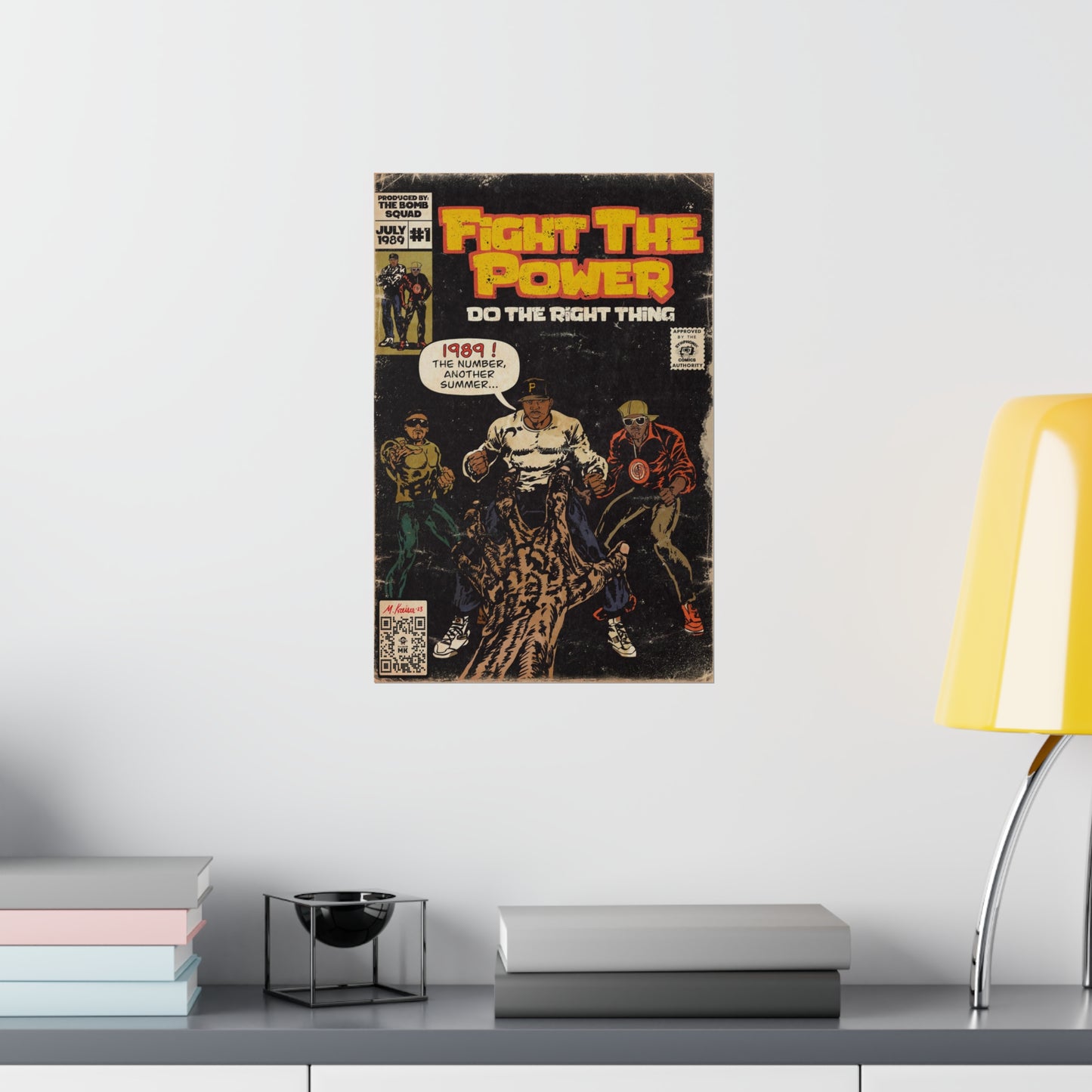 Public Enemy - Fight The Power -  Vertical Matte Poster