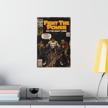 Public Enemy - Fight The Power -  Vertical Matte Poster