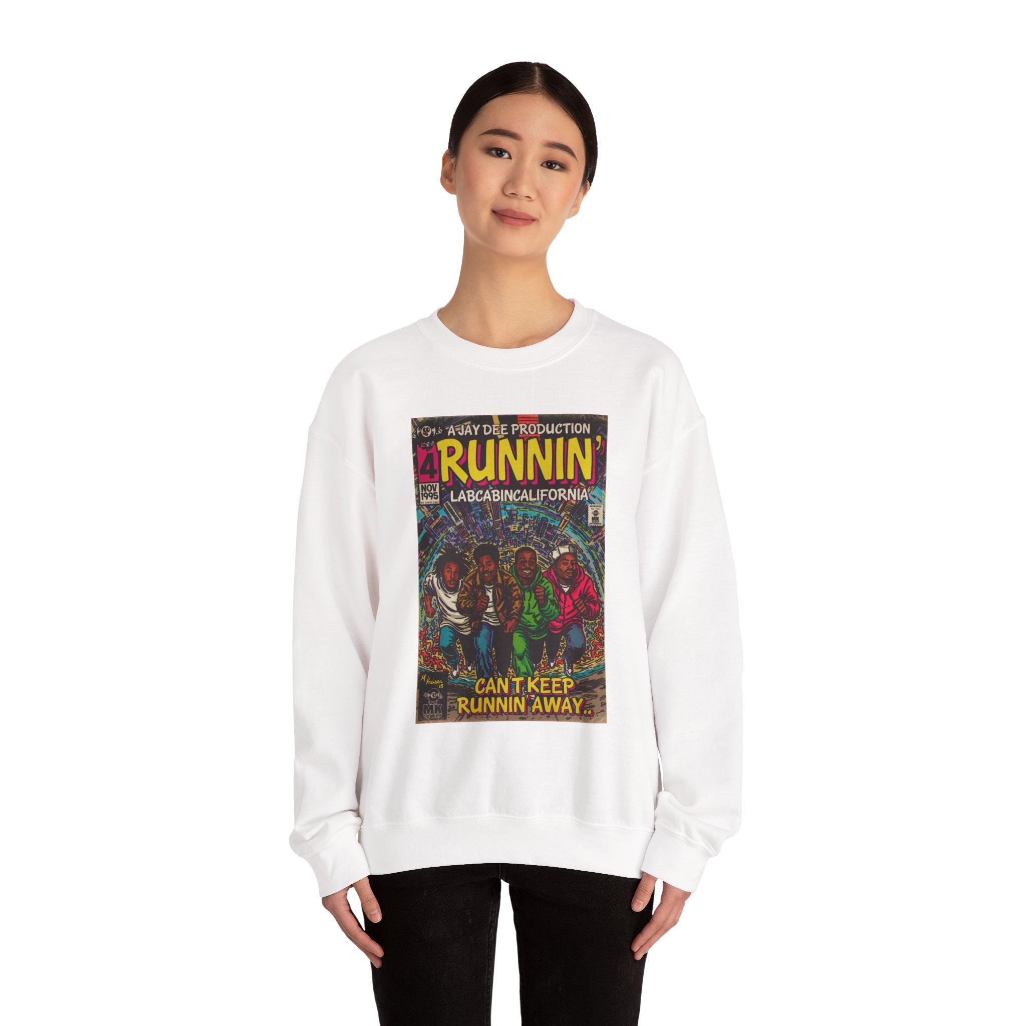 Runnin' - Unisex Heavy Blend™ Crewneck Sweatshirt