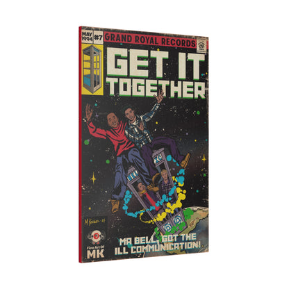 Beastie Boys & Q-Tip - Get it Together - Matte Canvas, Stretched, 0.75"
