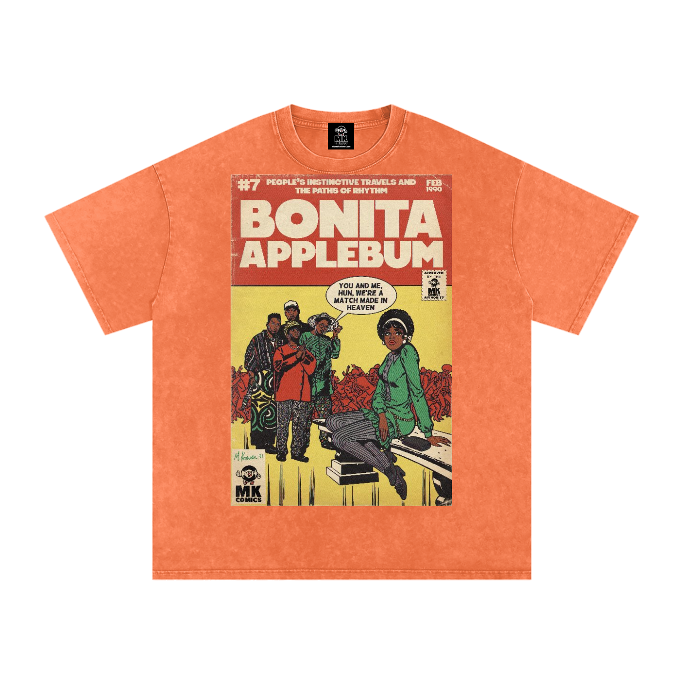Bonita Applebum - Snow Washed Oversized Cotton T-Shirt