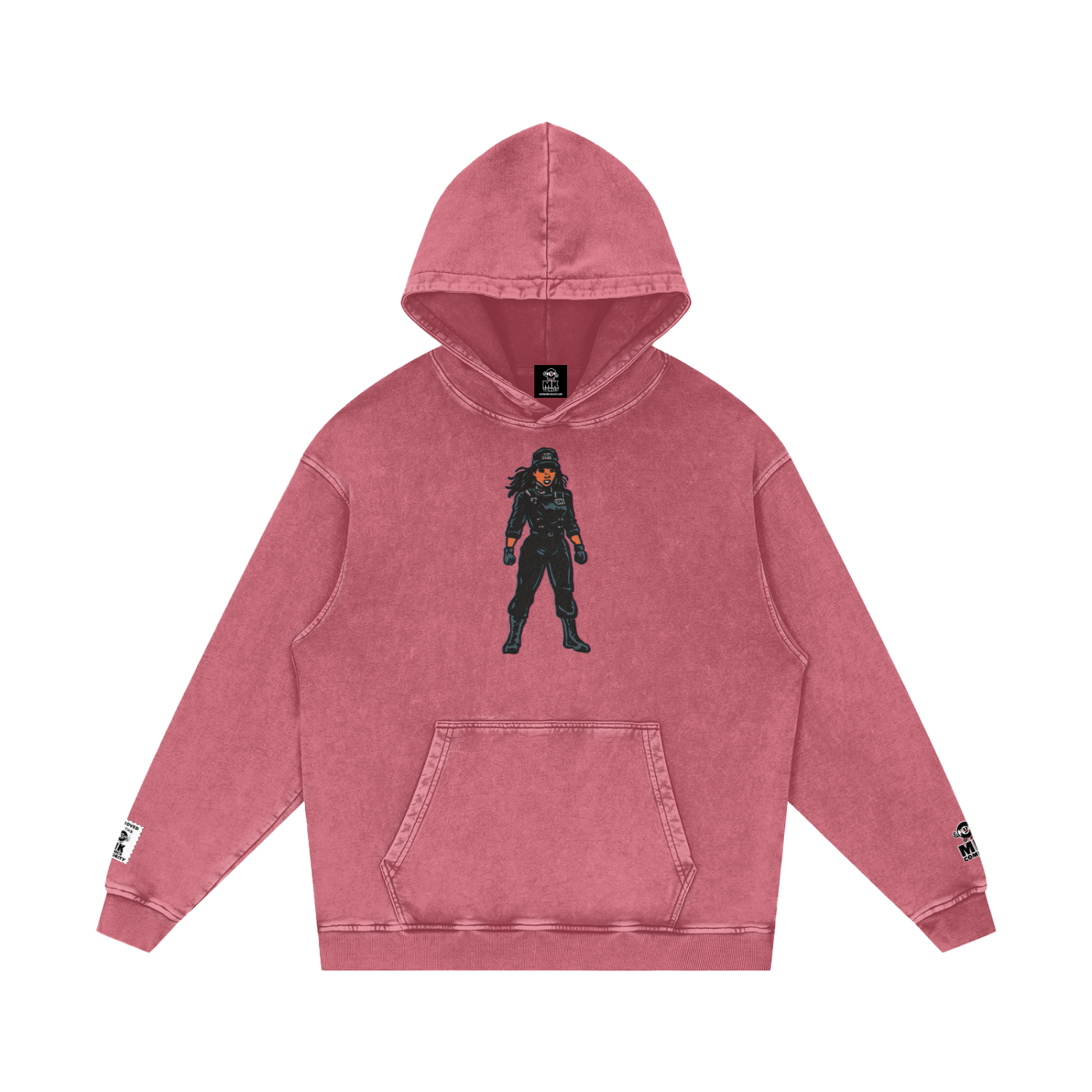 Rhythm Nation - Snow Washed Loose Cotton Hoodie