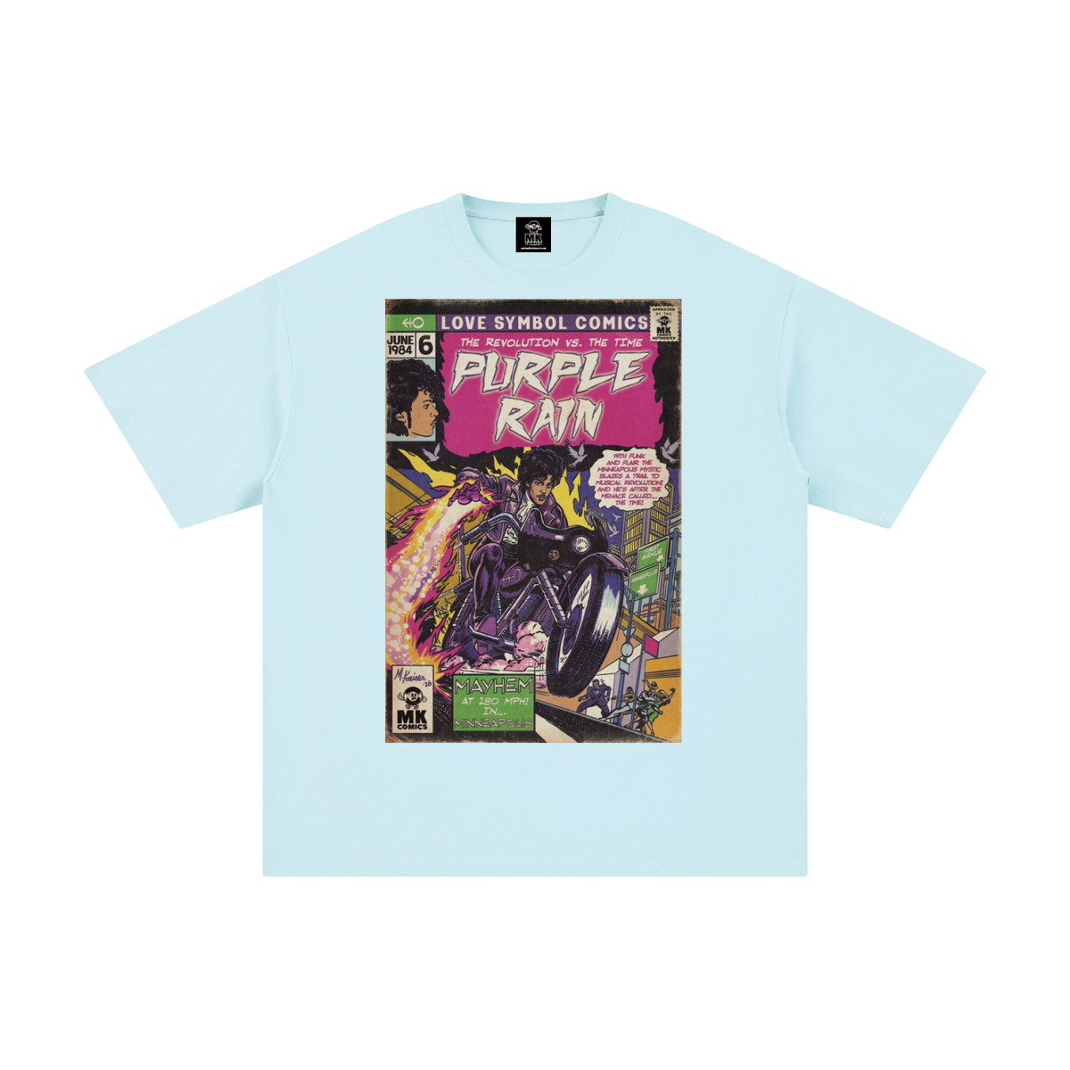 Purple Rain - Unisex Pure Cotton T-Shirt