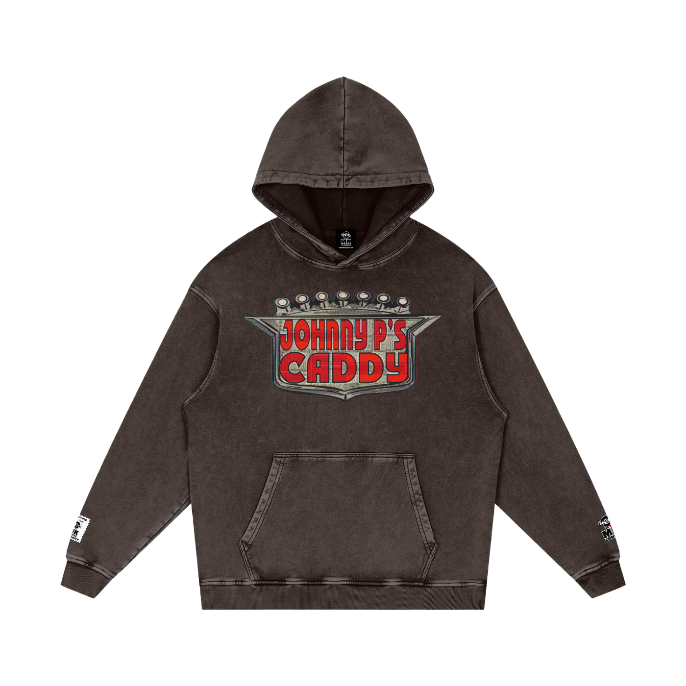Johnny P's Caddy - Snow Washed Loose Cotton Hoodie
