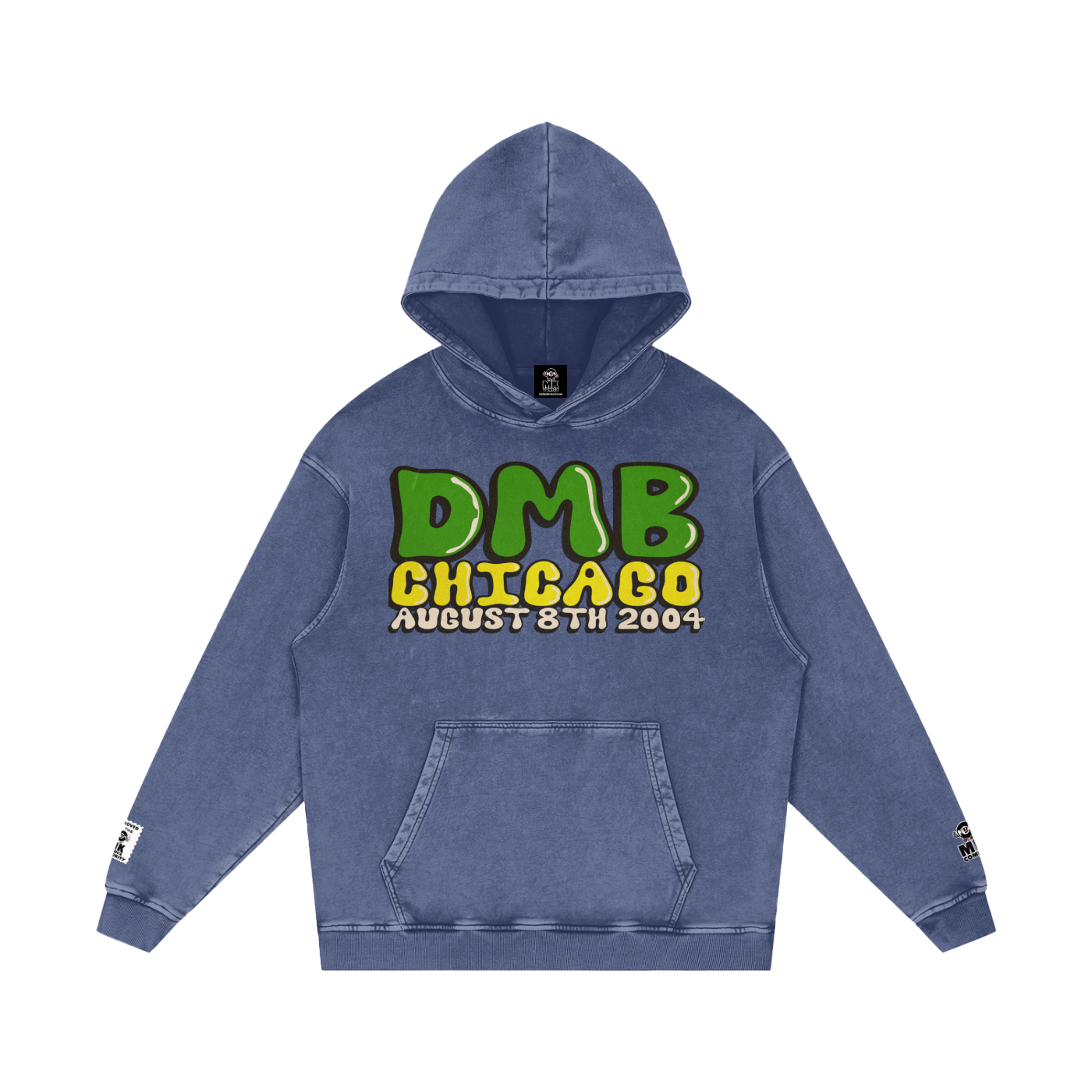 The Crappening -  Snow Washed Loose Cotton Hoodie