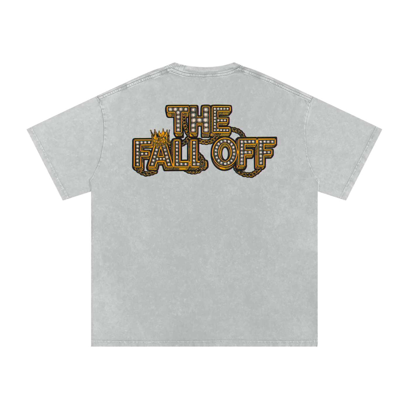 The Fall Off - Snow Washed Oversized Cotton T-Shirt