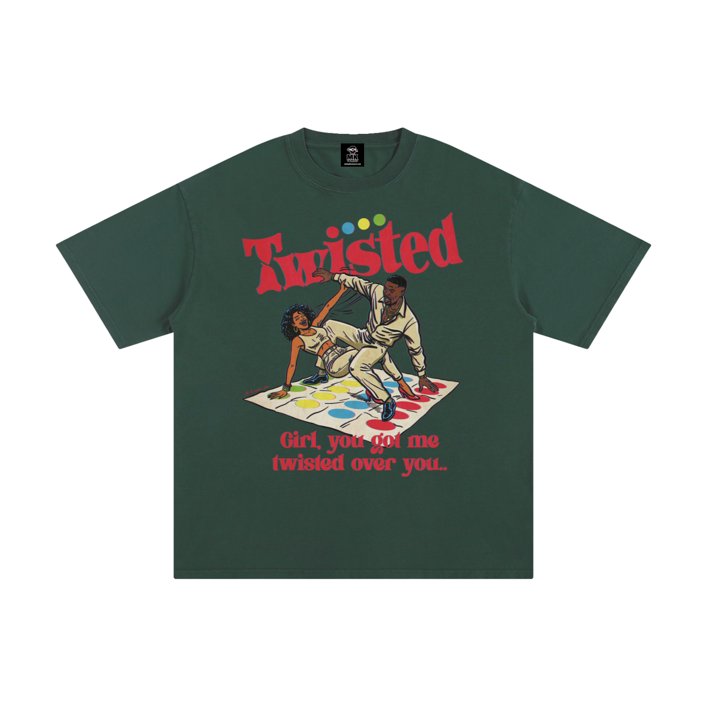 Twisted - Unisex Pure Cotton T-Shirt