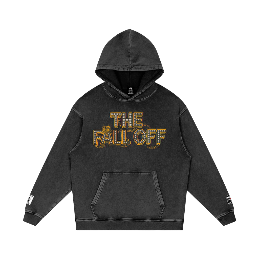 The Fall Off - Snow Washed Loose Cotton Hoodie