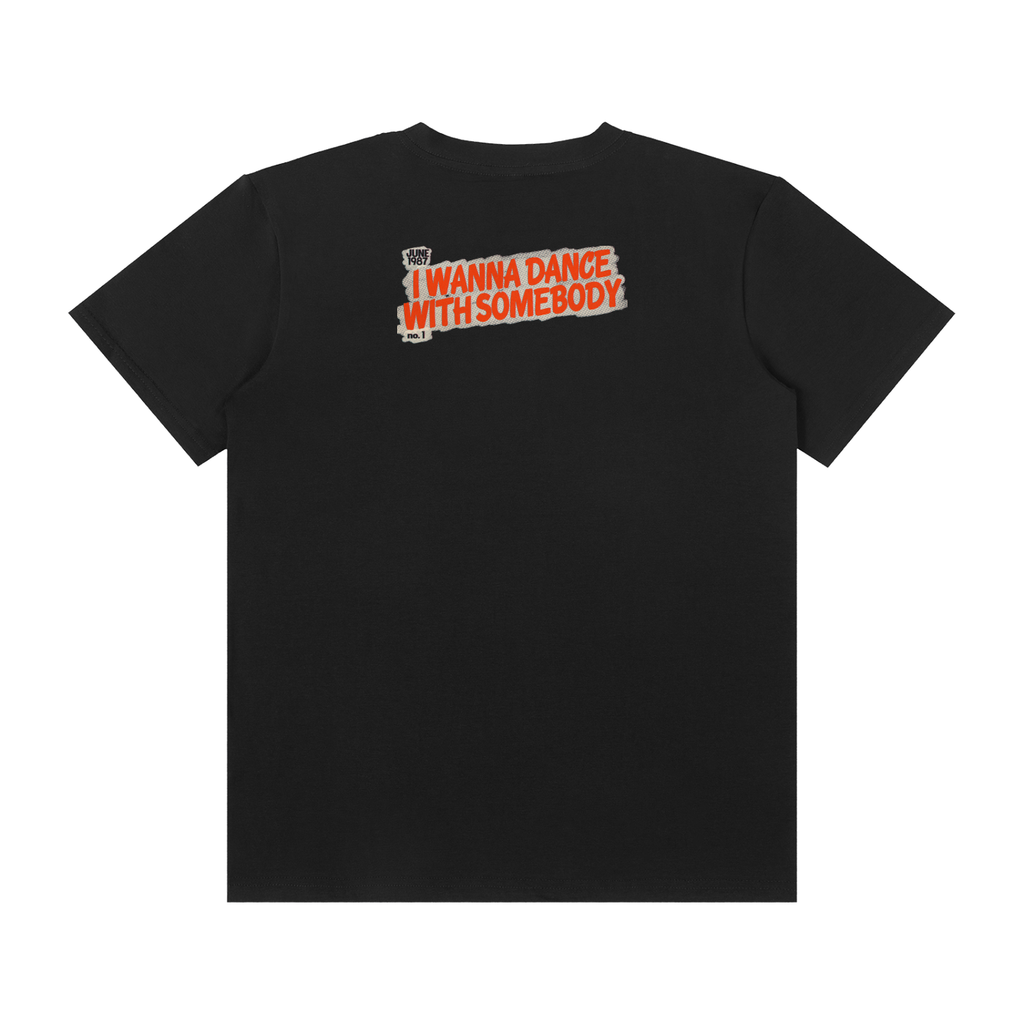 I Wanna Dance with Somebody - SIZE UP 1 SIZE - Unisex Classic Crew Neck Cotton T-Shirt