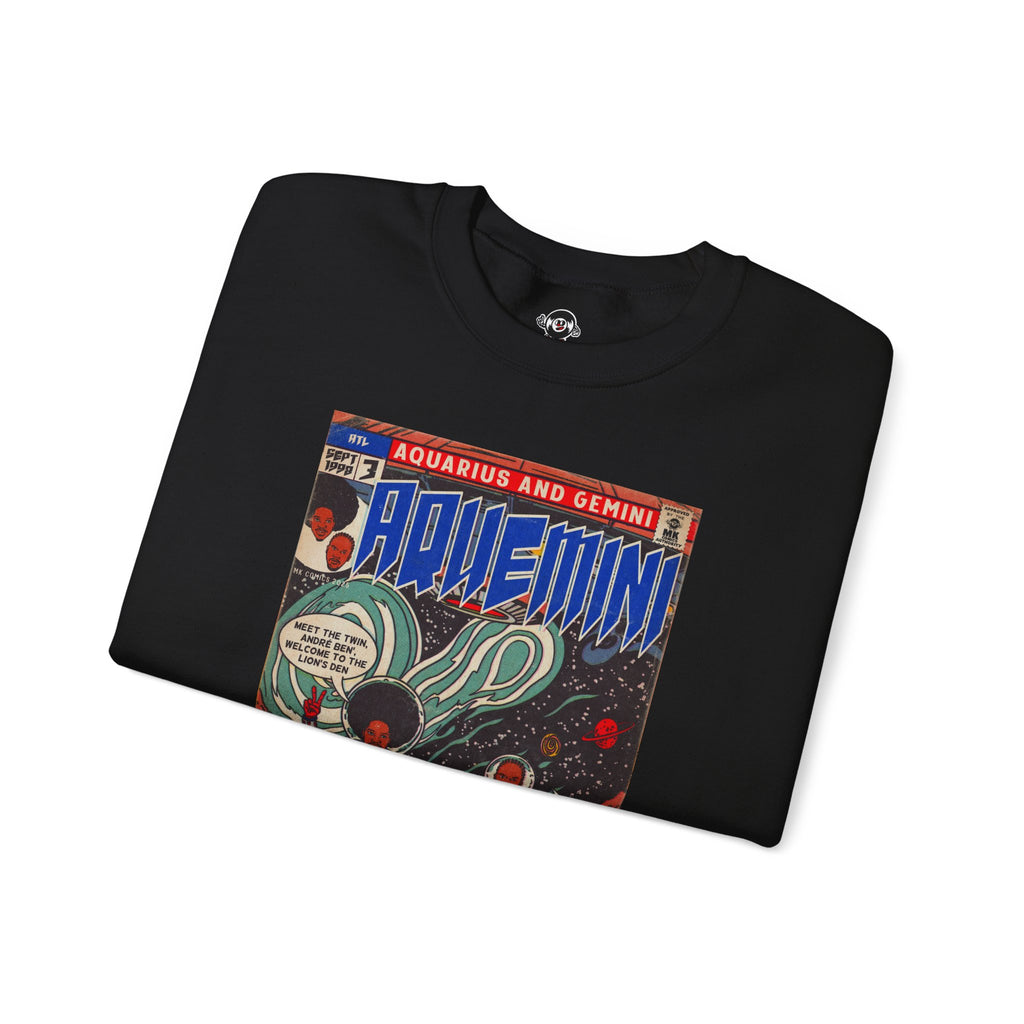 Aquemini - Comic Book Art - Unisex Heavy Blend™ Crewneck Sweatshirt