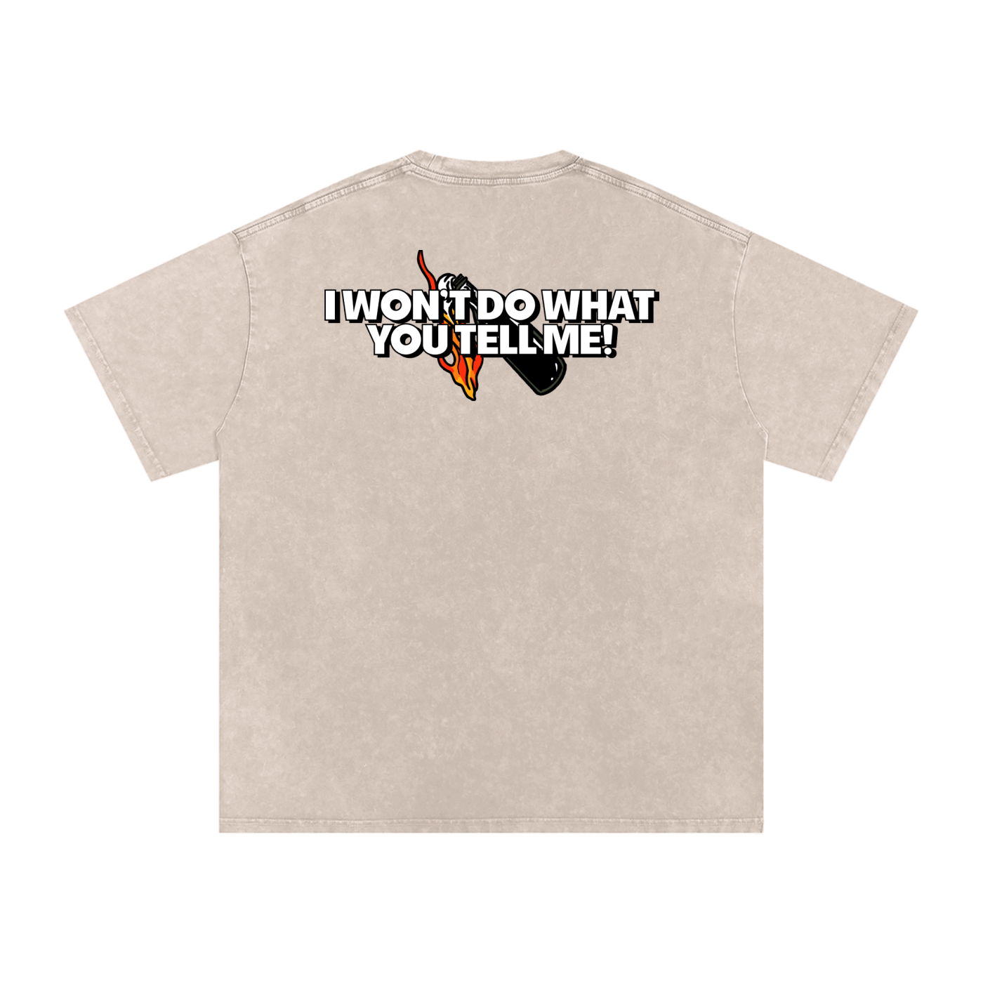 Killing in the Name - Snow Washed Oversized Cotton T-Shirt