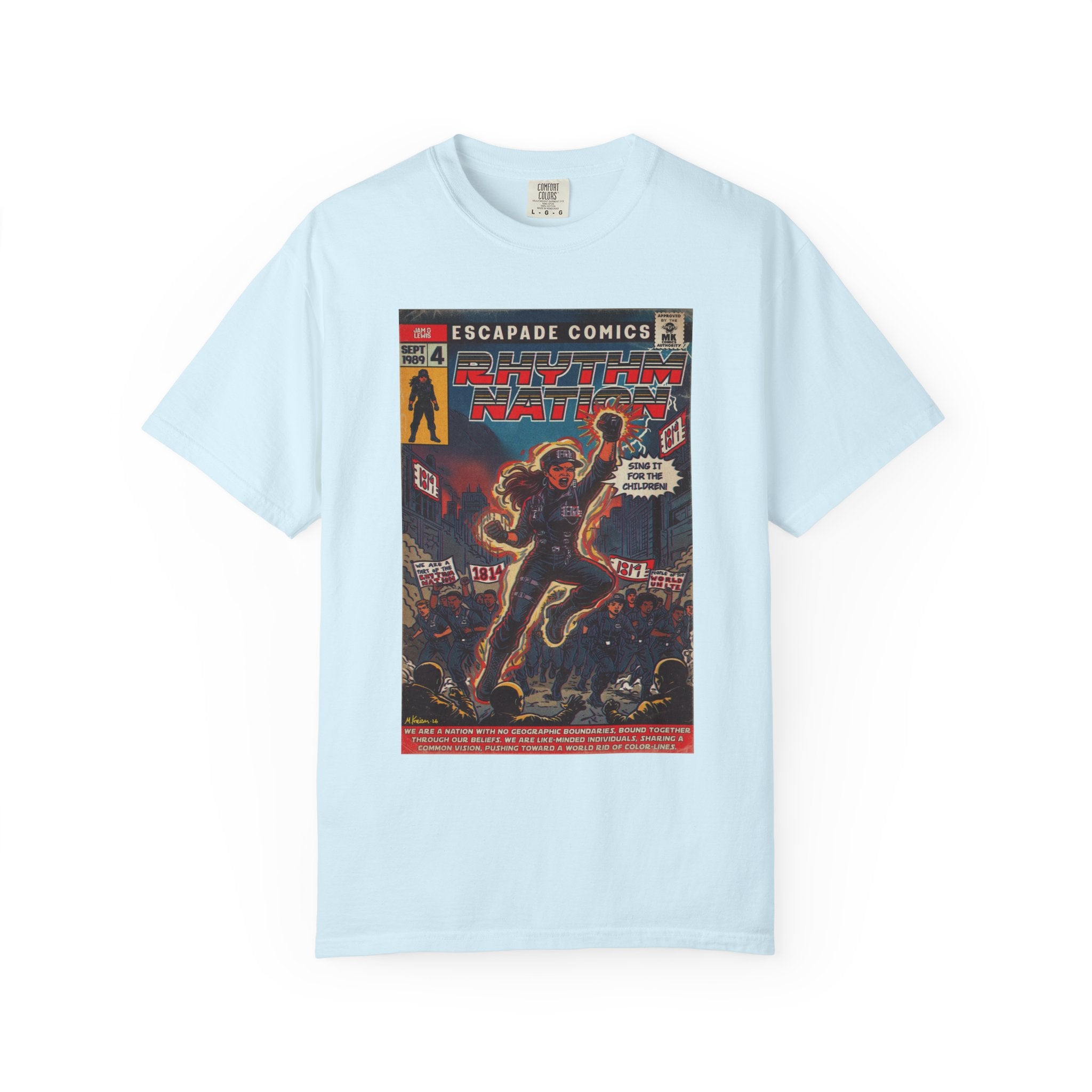 Rhythm Nation - Unisex Comfort Colors T-shirt
