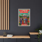 Bulls Parade -Matte Canvas, Framed (Multi-color)