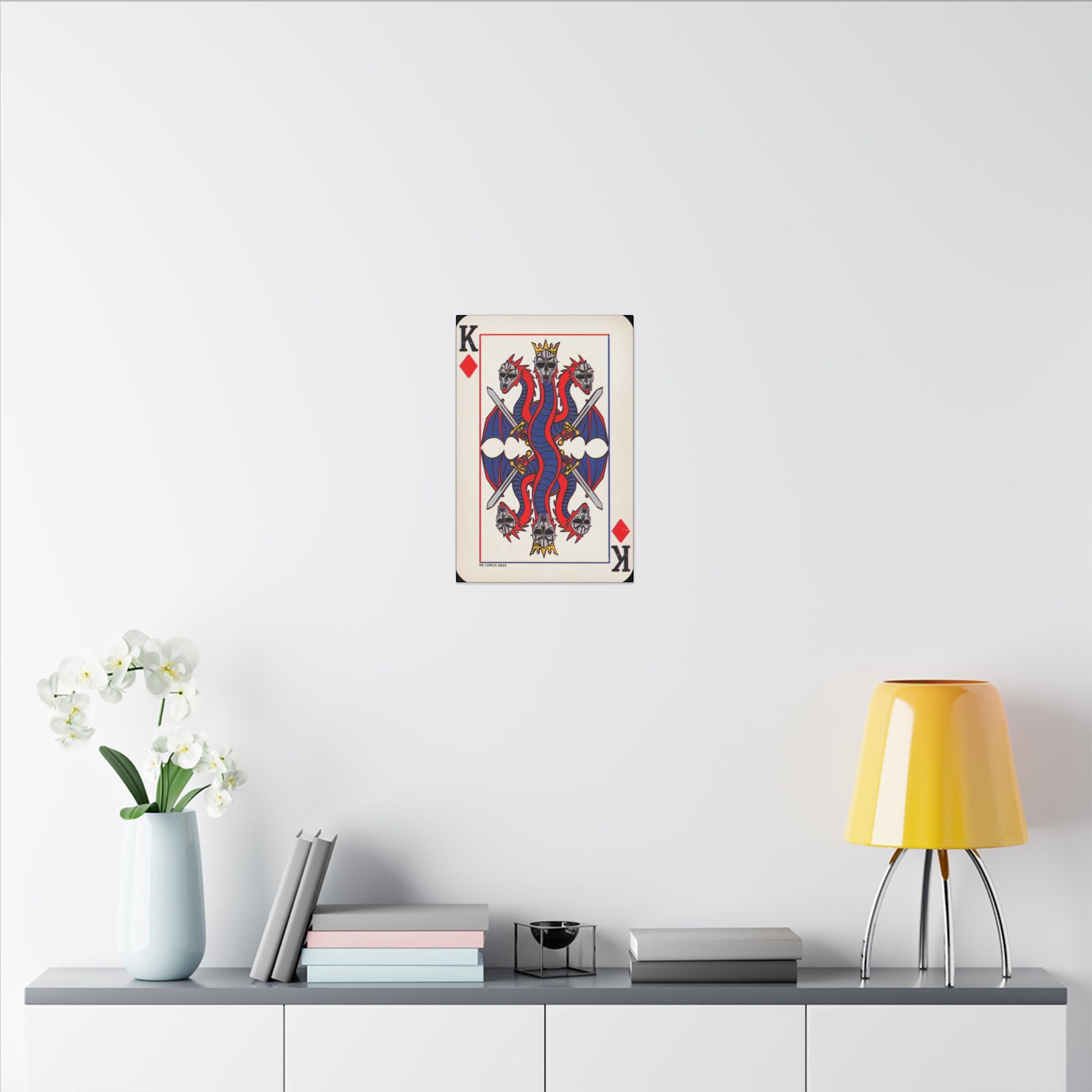 King Geedorah - Matte Canvas, Stretched, 0.75" (Multi-Size)