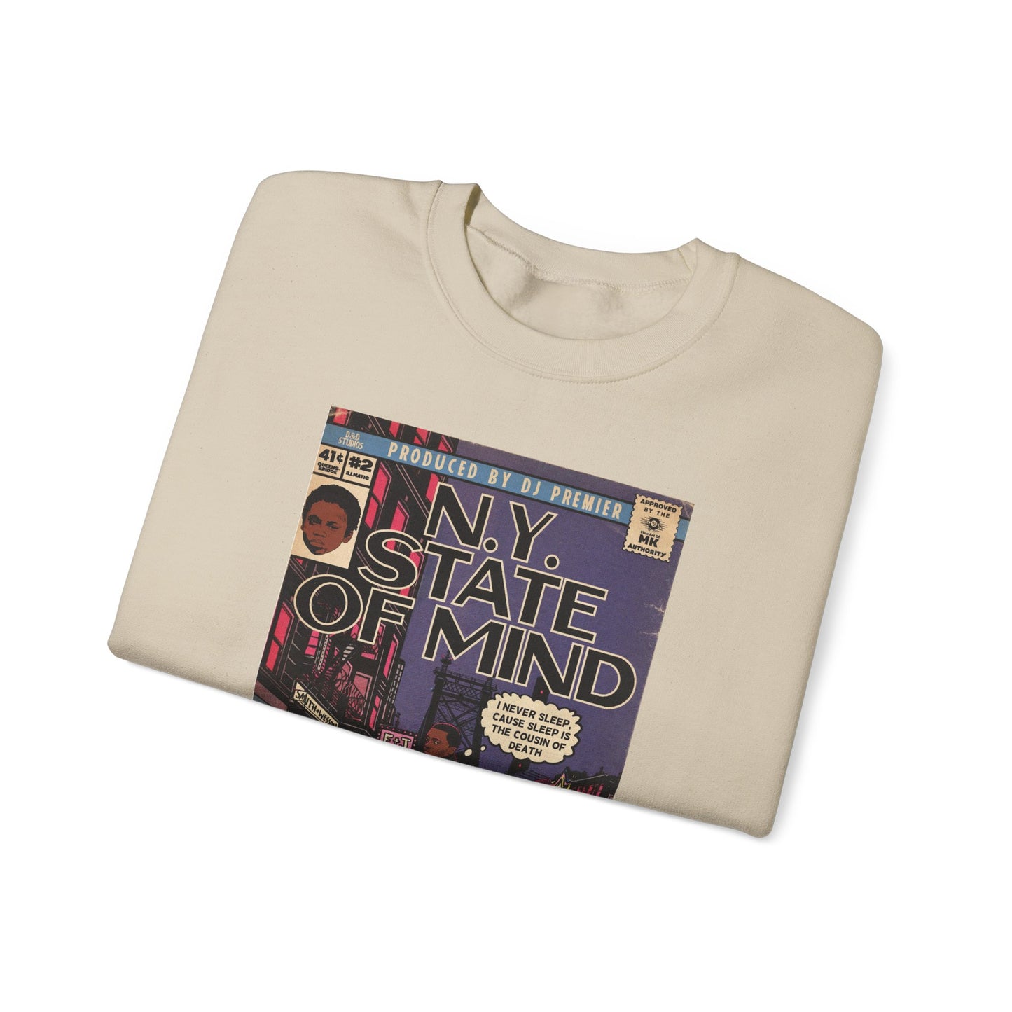 Nas - NY State of Mind - Unisex Heavy Blend™ Crewneck Sweatshirt