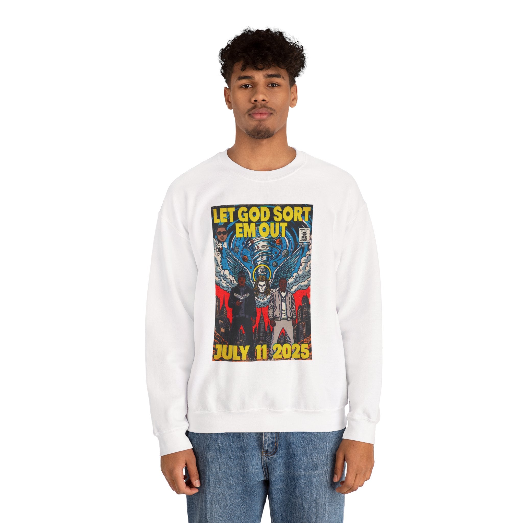 Let God Sort Em Out - Unisex Heavy Blend™ Crewneck Sweatshirt