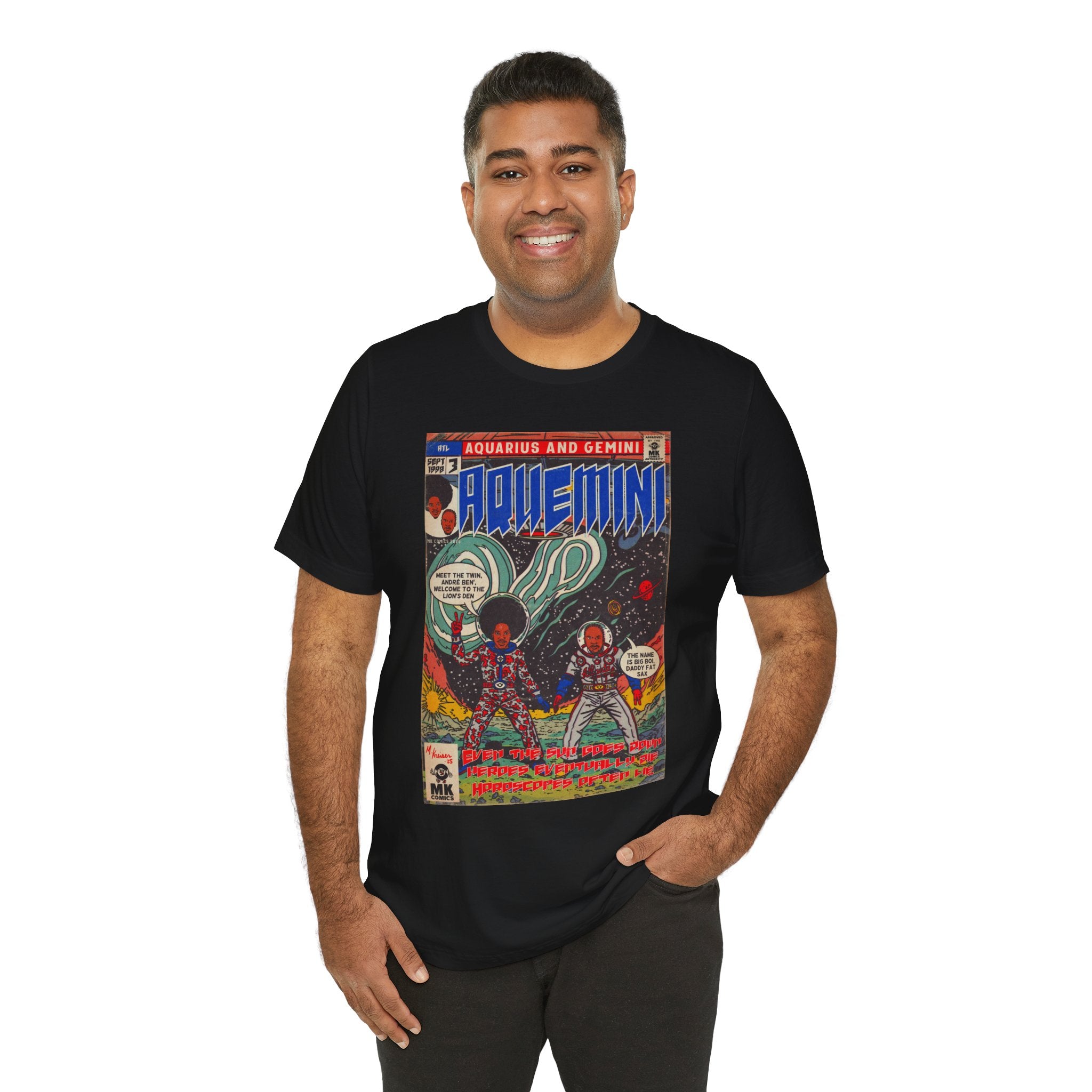 Aquemini - Comic Book Art - Unisex Jersey Short Sleeve Tee
