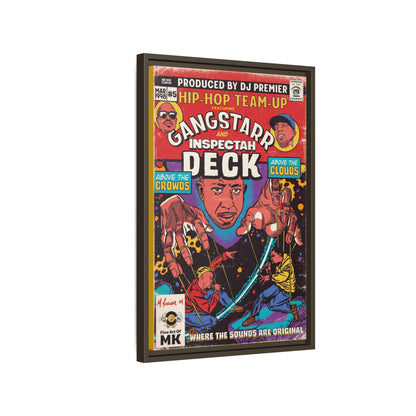 Gang Starr & Inspectah Deck - Above The Clouds - Gallery Canvas Wraps, Vertical Frame