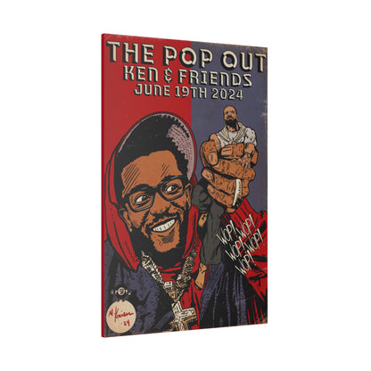 Kendrick Lamar - The Pop Out - Matte Canvas, Stretched, 0.75"