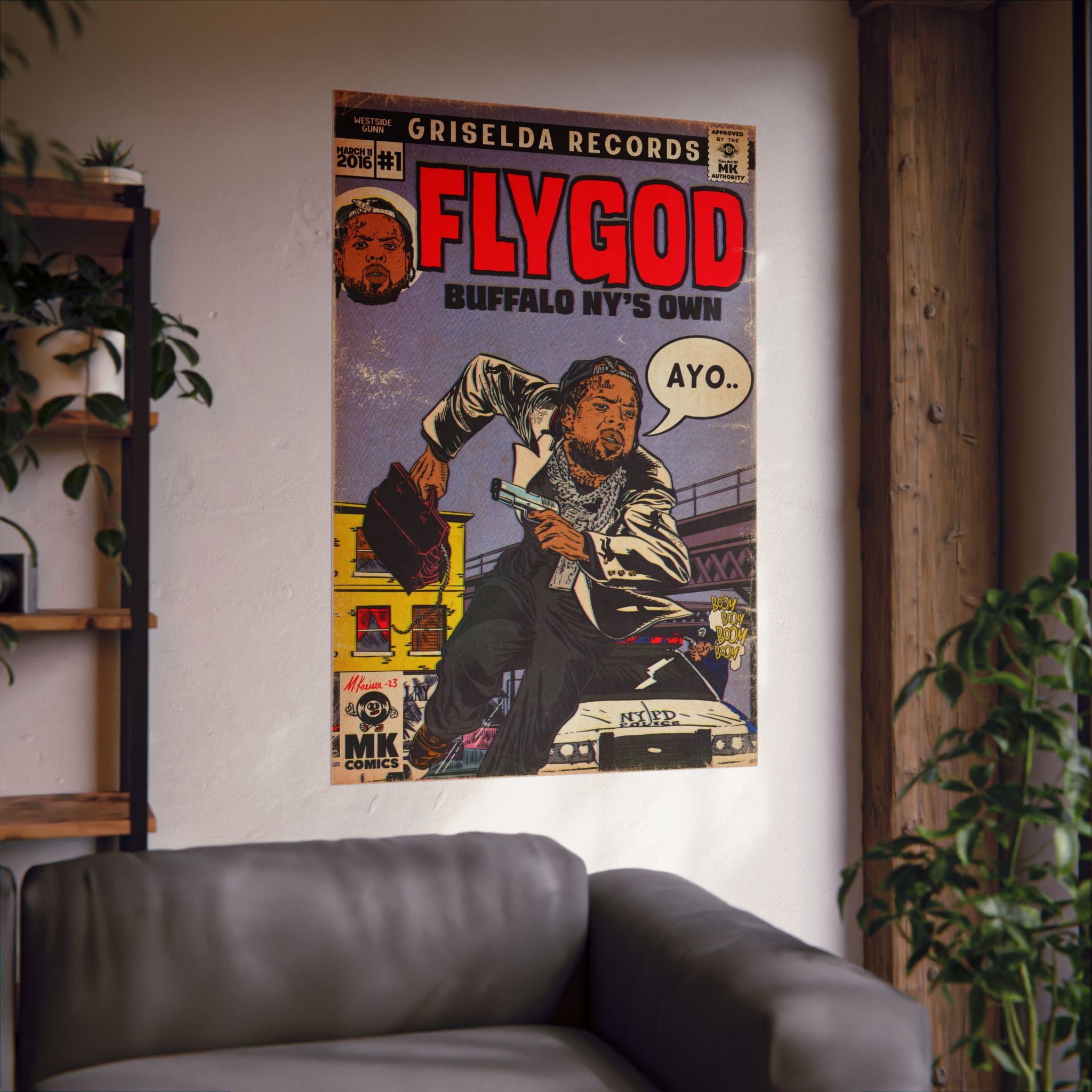 Flygod - Premium Matte Vertical Poster