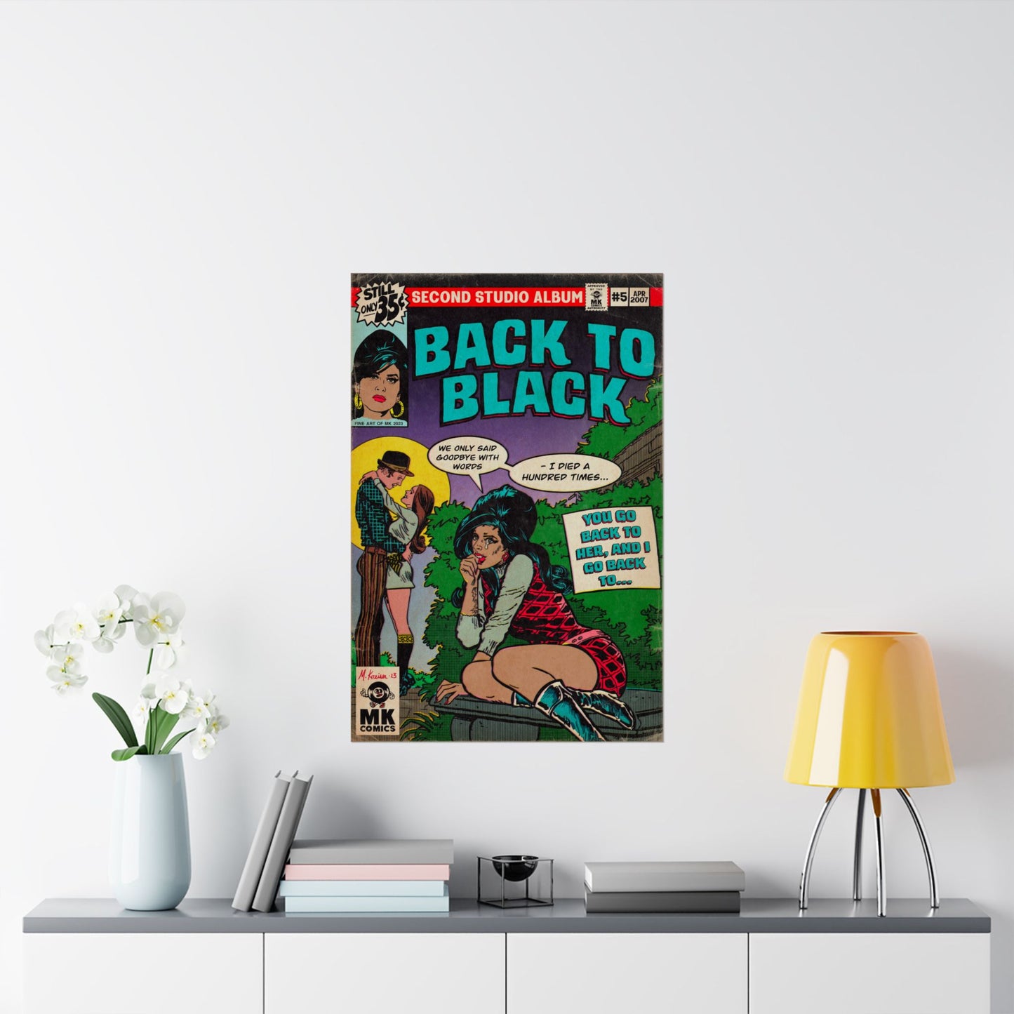 Back to Black - Premium Matte Vertical Poster