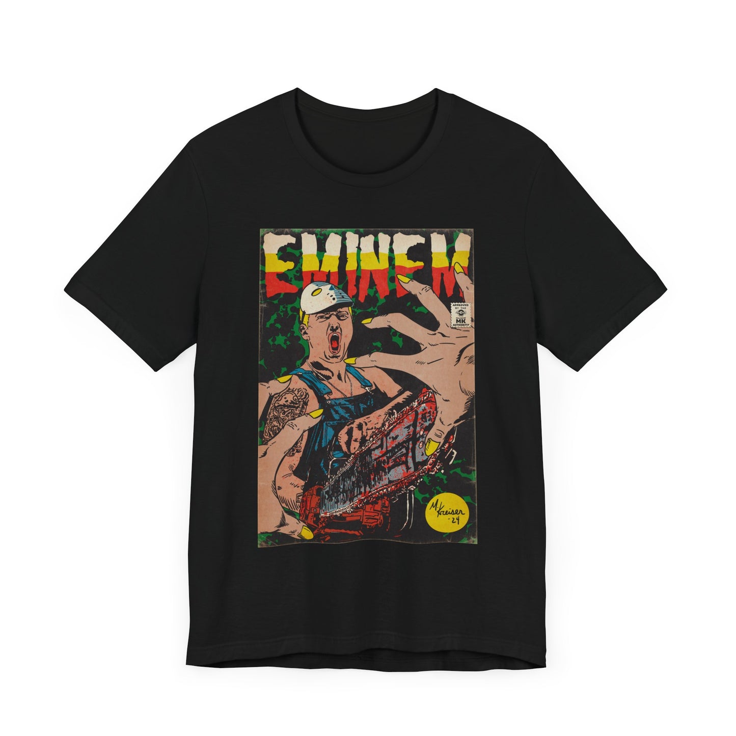Eminem - Comic Book Art -  Unisex Jersey Short Sleeve Tee