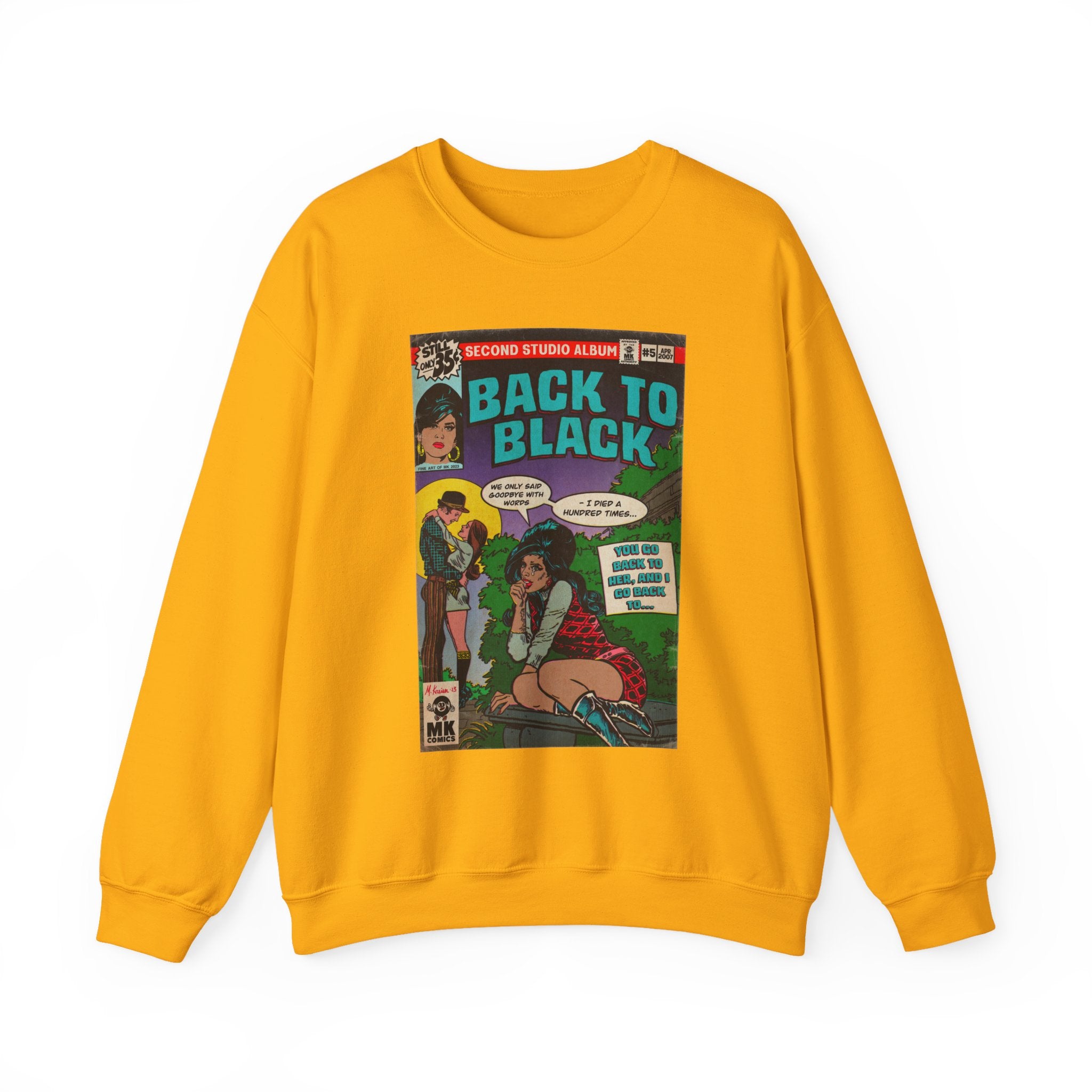 Back to Black - Unisex Heavy Blend™ Crewneck Sweatshirt