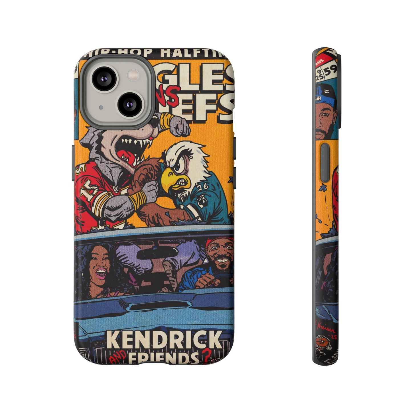 Kendrick & SZA - 2025 Halftime - Eagles vs Chiefs - Tough Phone Cases