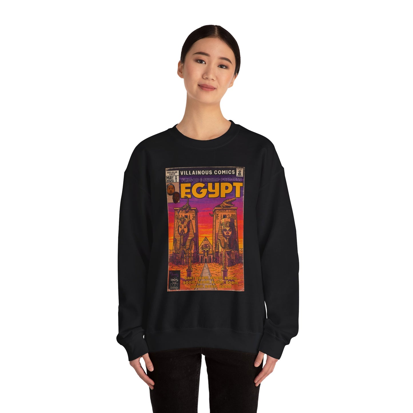 Egypt Remix - Unisex Heavy Blend™ Crewneck Sweatshirt