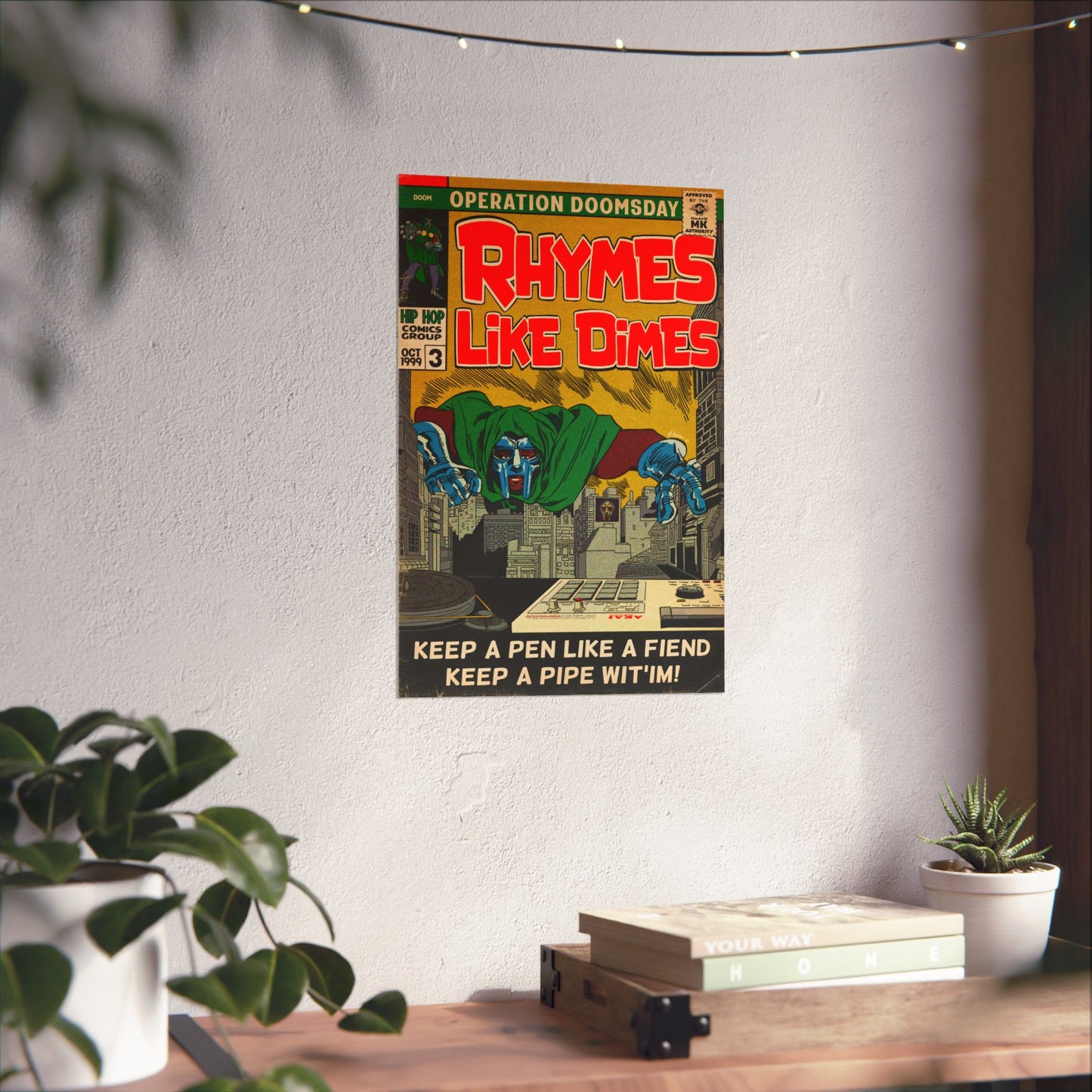 Rhymes Like Dimes - Vertical Matte Poster