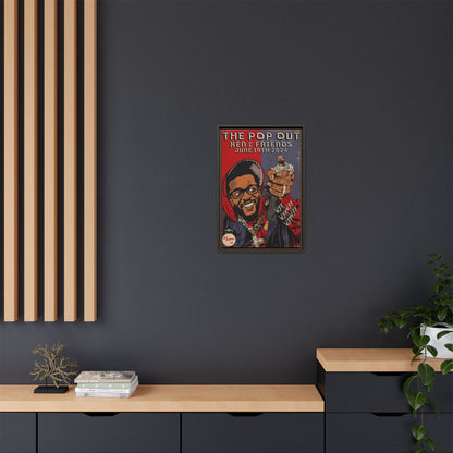Kendrick Lamar - The Pop Out  - Gallery Canvas Wraps, Vertical Frame