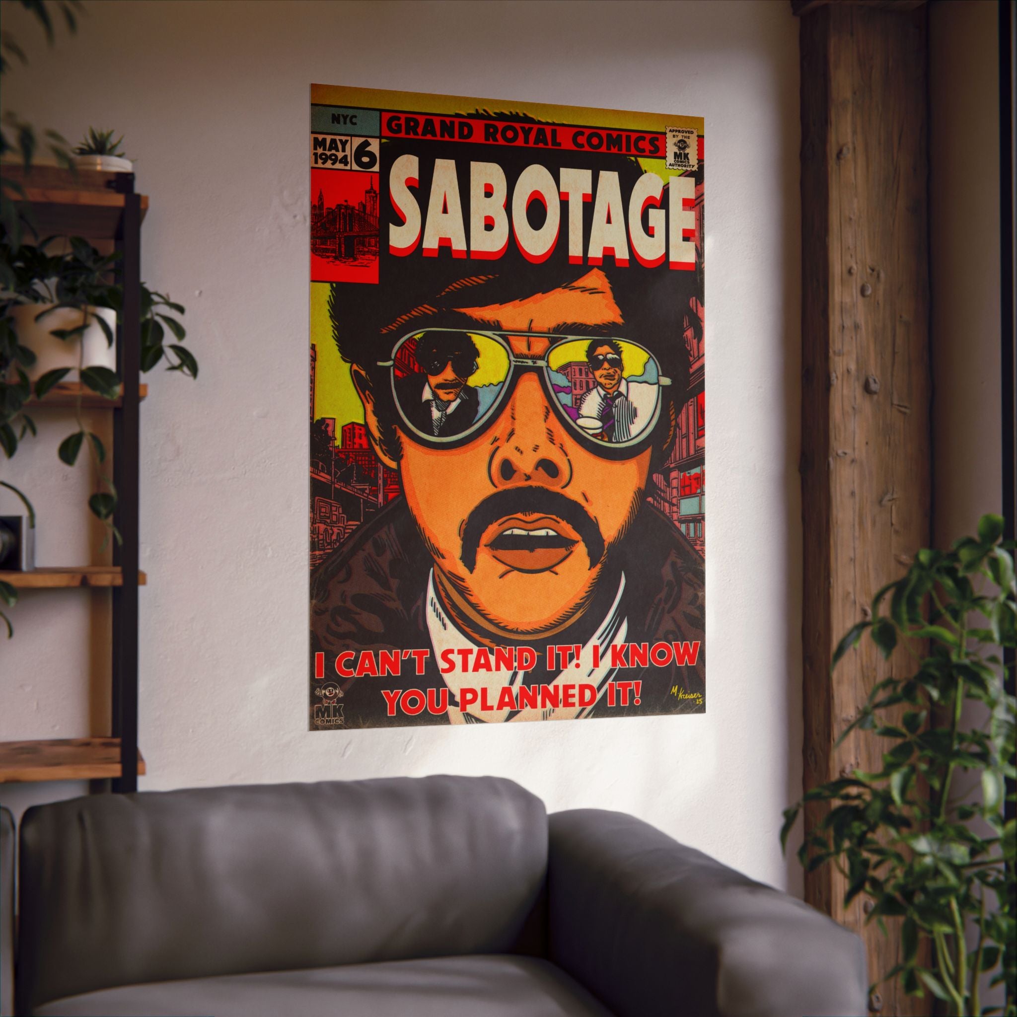 Sabotage - Matte Vertical Posters