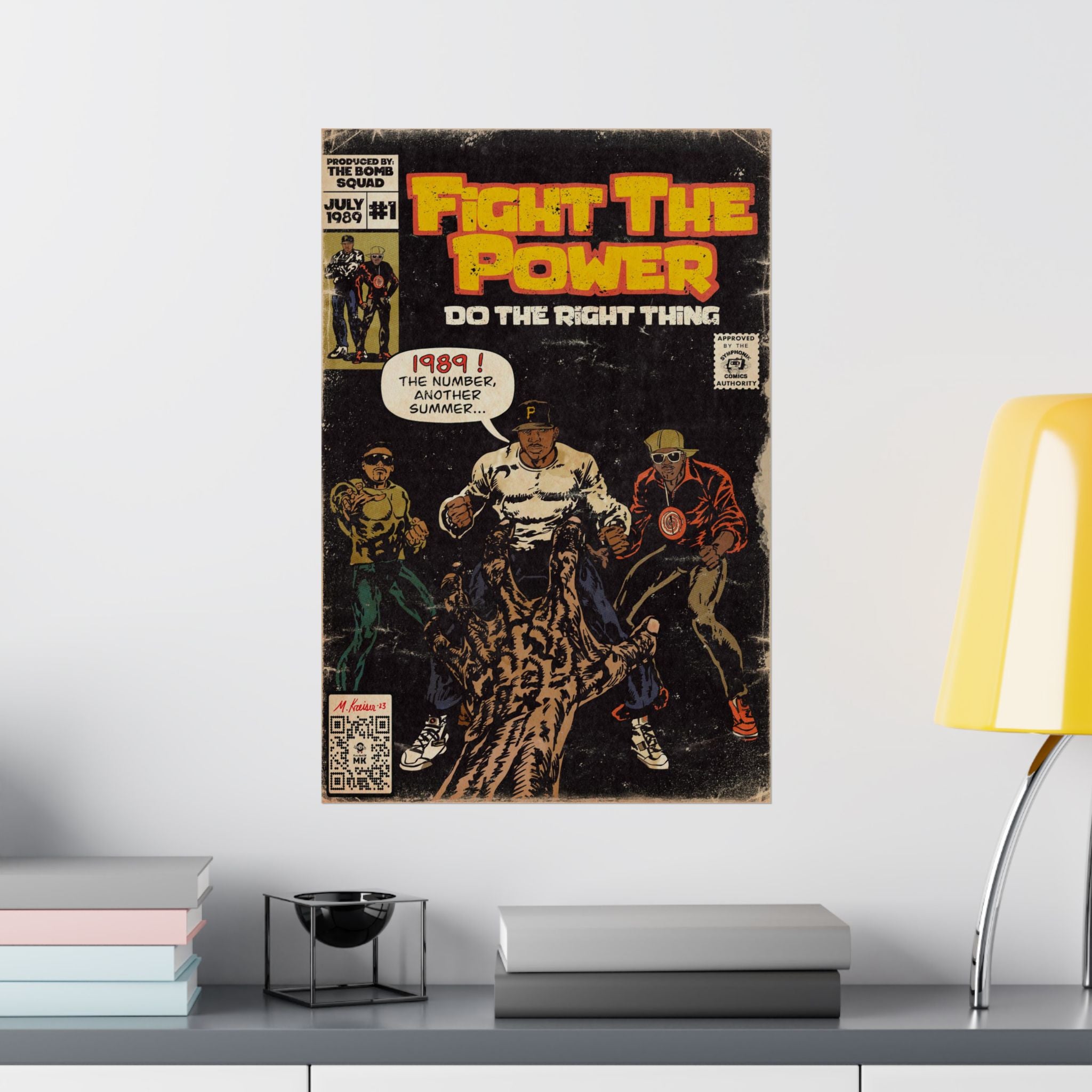 Fight The Power -  Vertical Matte Poster