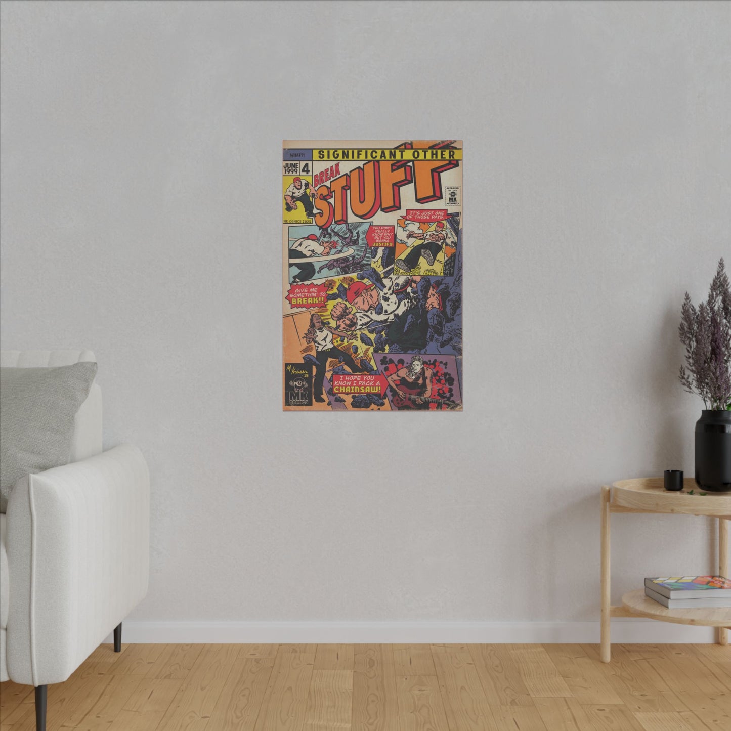 Break Stuff - Matte Canvas, Stretched, 0.75" (Multi-Size)