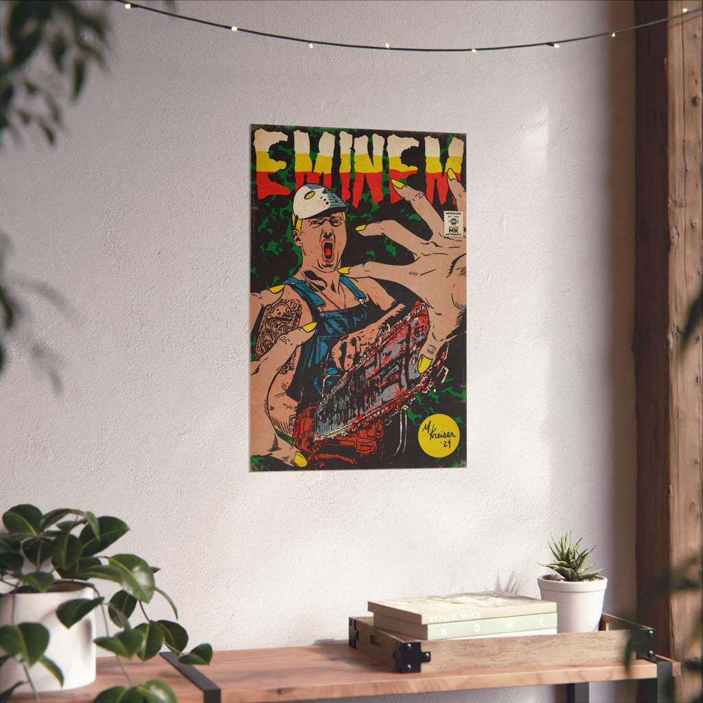 Em - Comic Book Art - Matte Vertical Poster