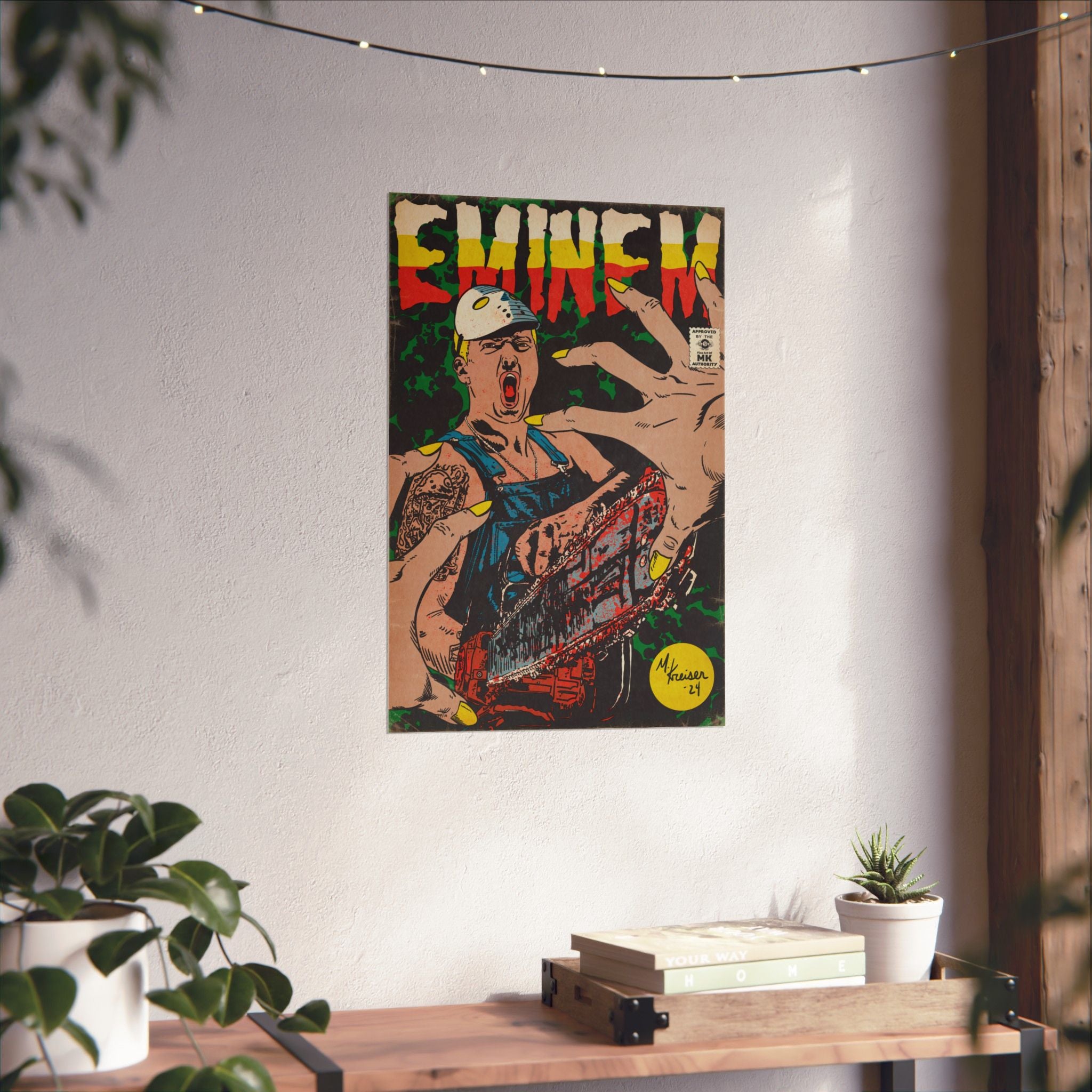 Em - Comic Book Art - Matte Vertical Poster