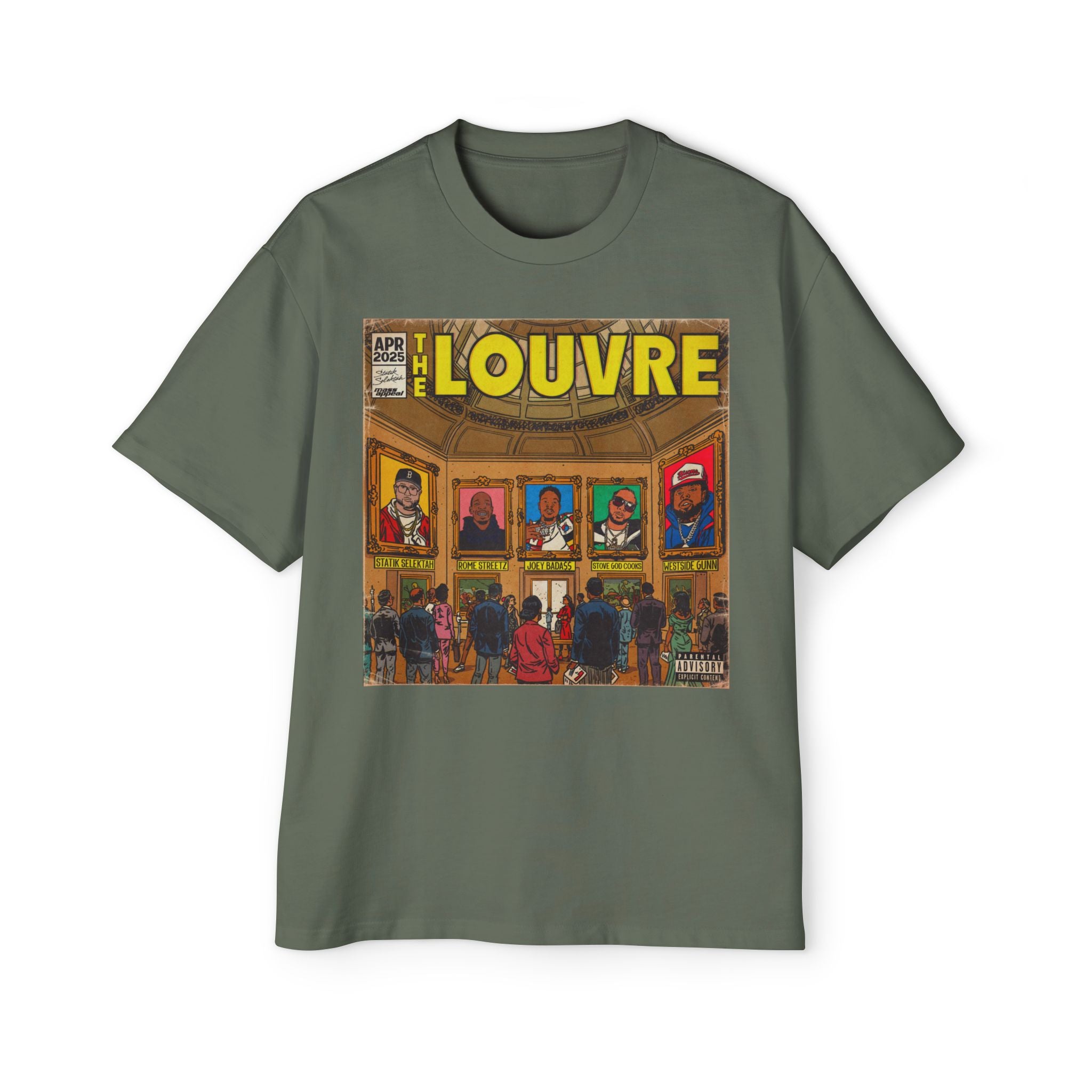 The Louvre - Men's Heavy Oversized Tee