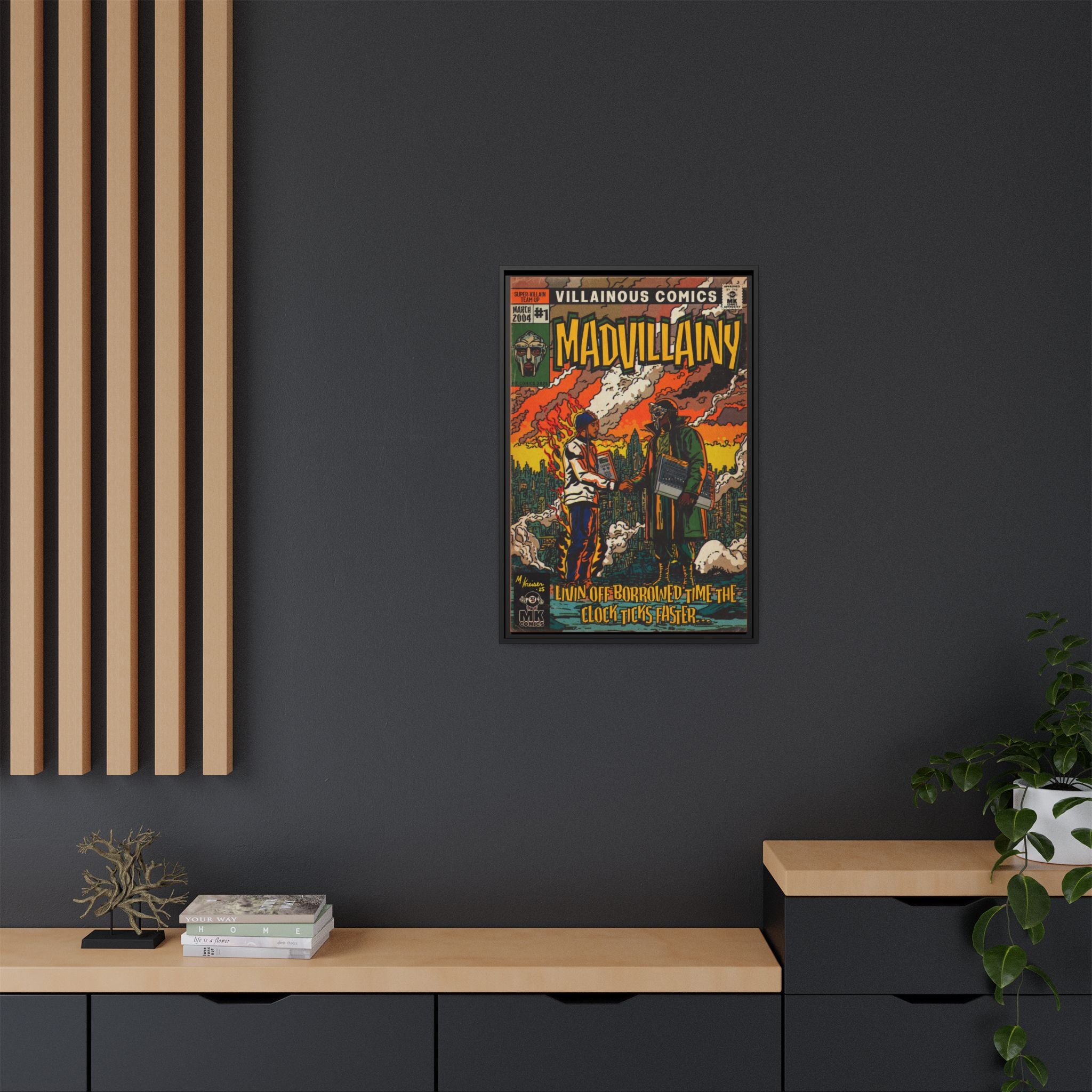 Madvillainy - Matte Canvas, Framed (Multi-color)