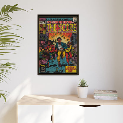 The Score - Matte Canvas, Framed (Multi-color)