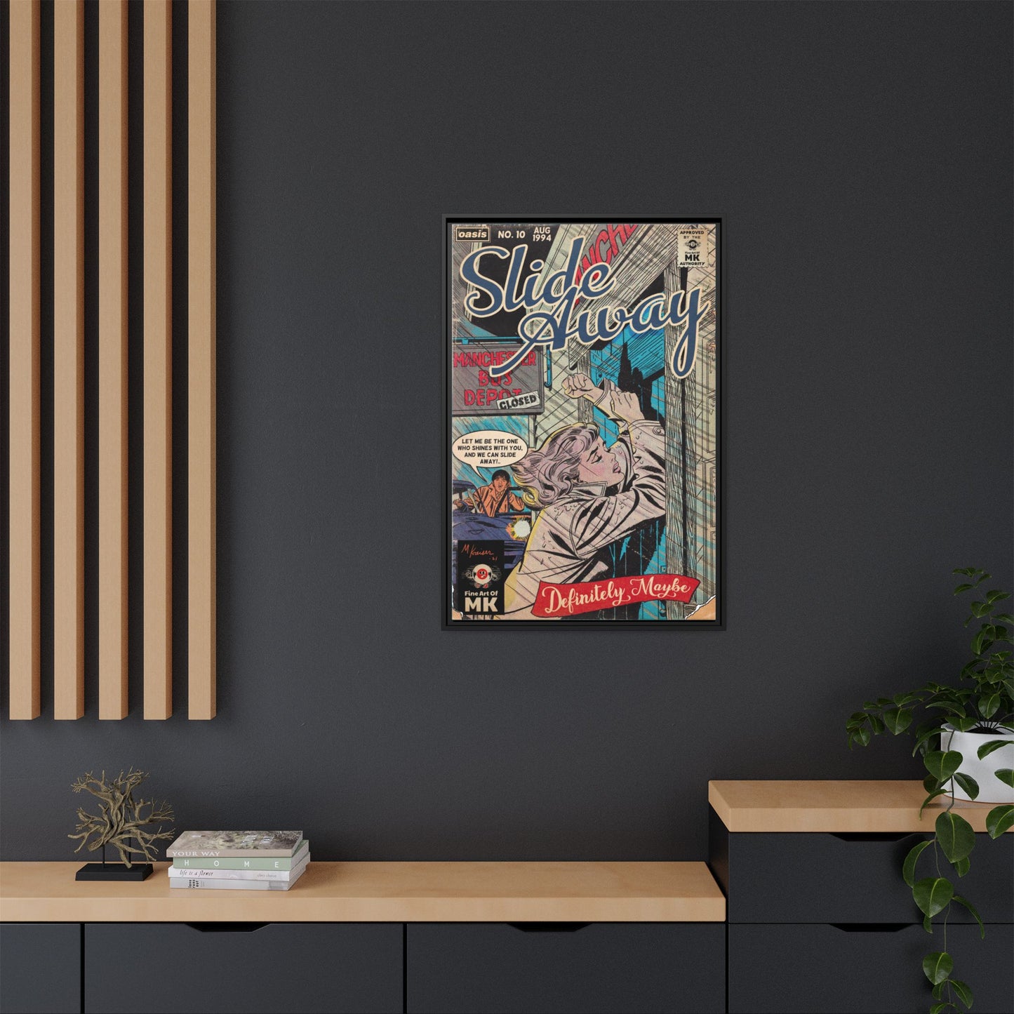 Oasis - Slide Away - Gallery Canvas Wraps, Vertical Frame